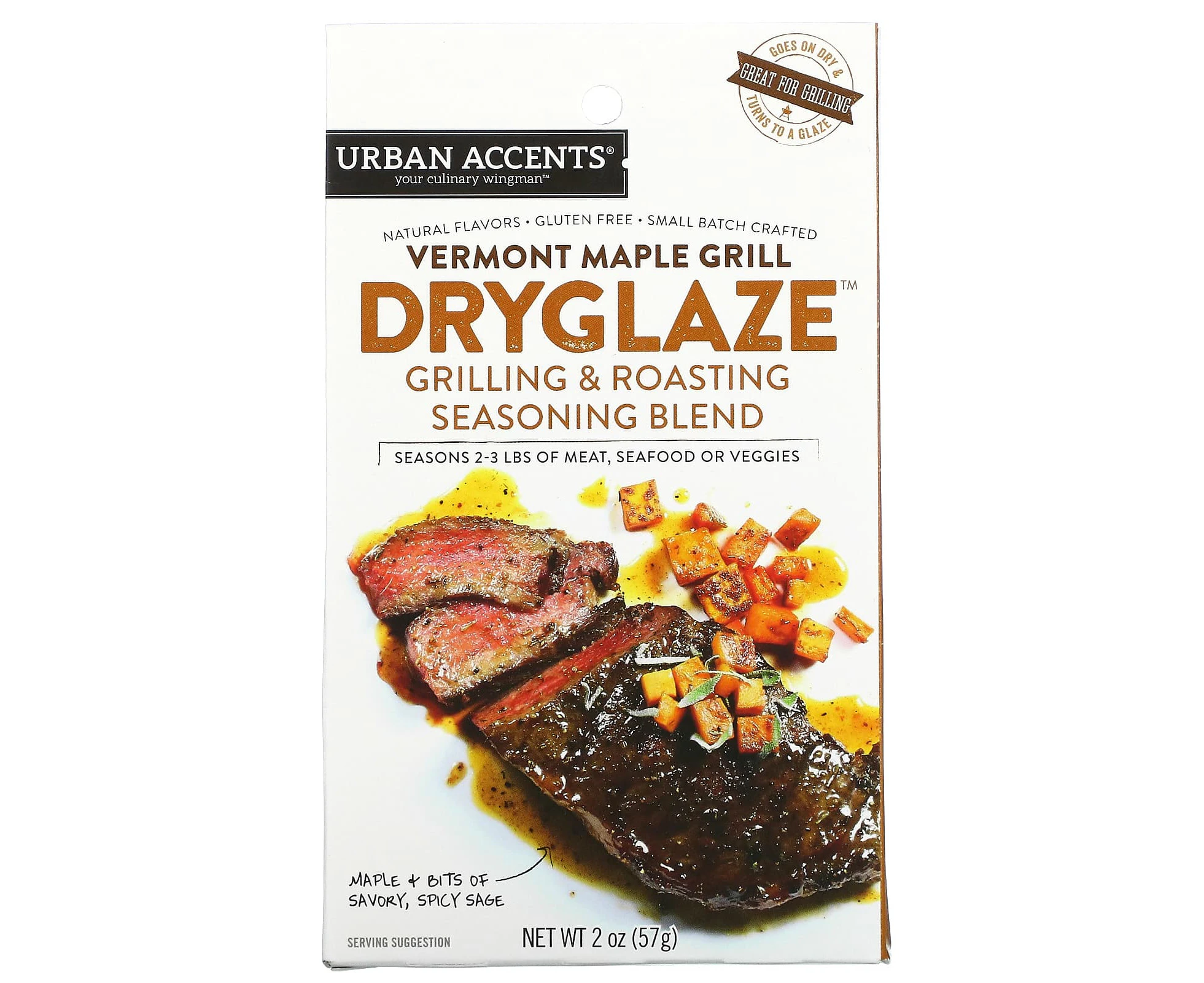 Urban Accents, Dryglaze, Vermont Maple Grill, 2 oz (57 g)