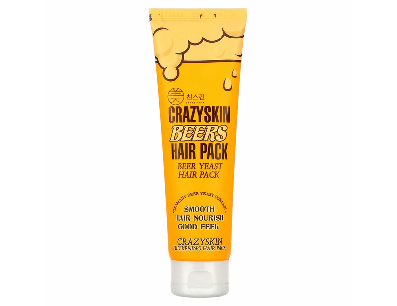 Crazy Skin, Beers Yeast Hair Pack, 6.76 fl oz (200 ml)