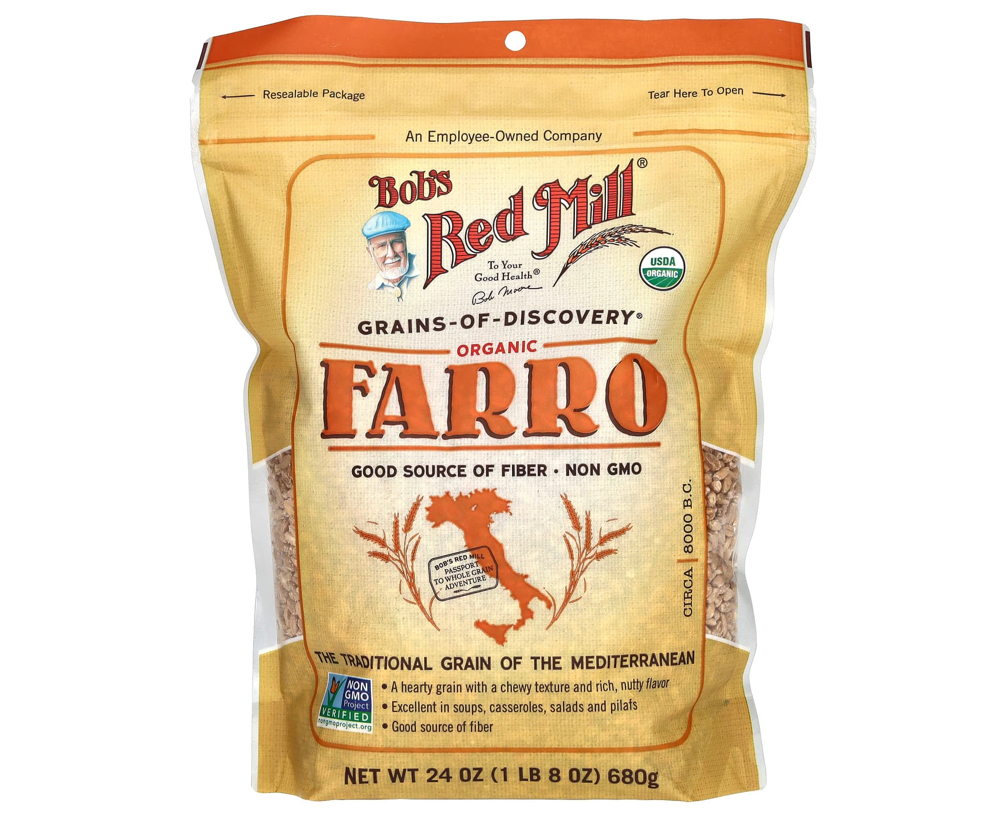 Bob's Red Mill, Organic Farro, 24 oz (680 g)