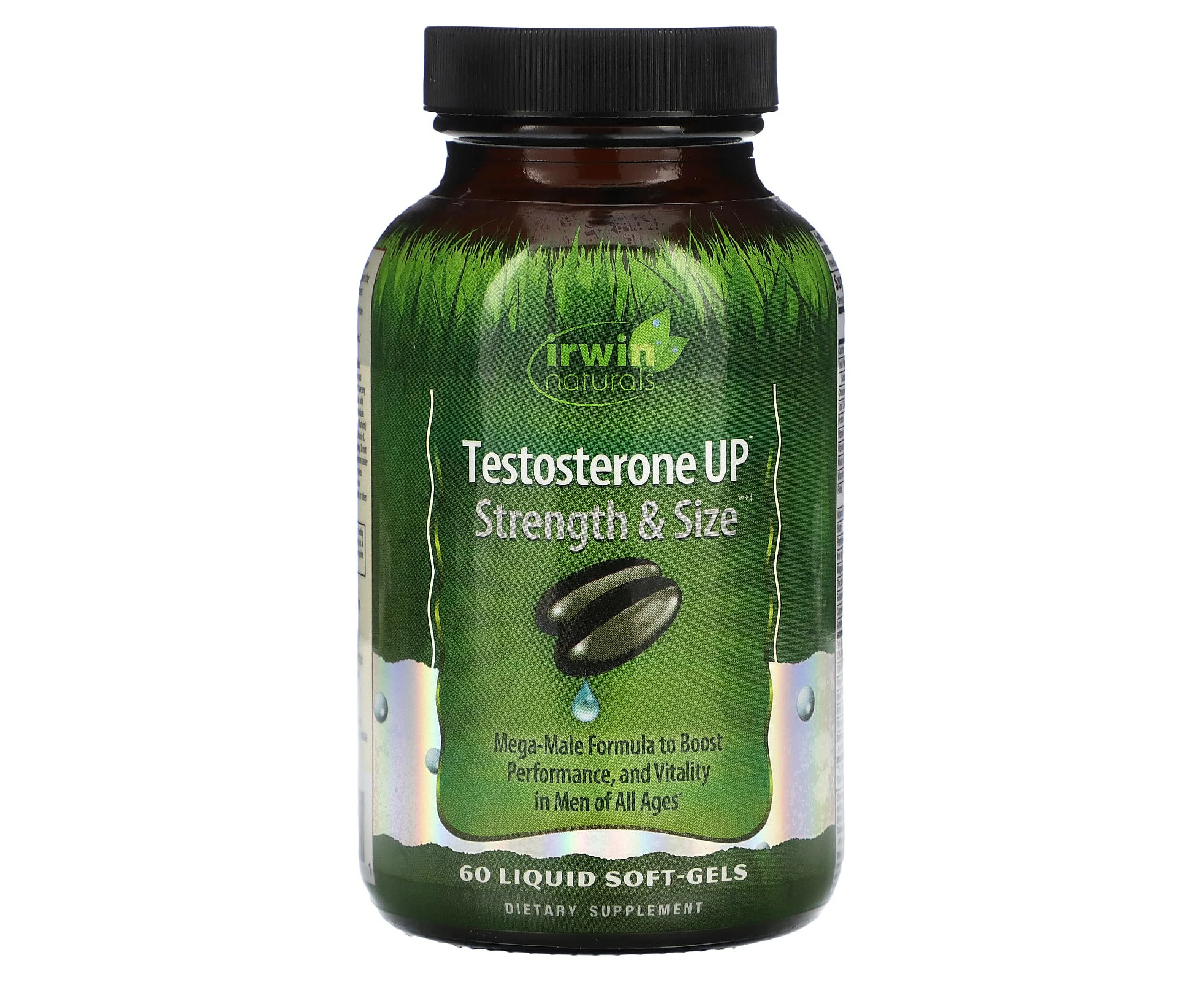 Irwin Naturals, Testosterone Up, Strength & Size, 60 Liquid Softgels