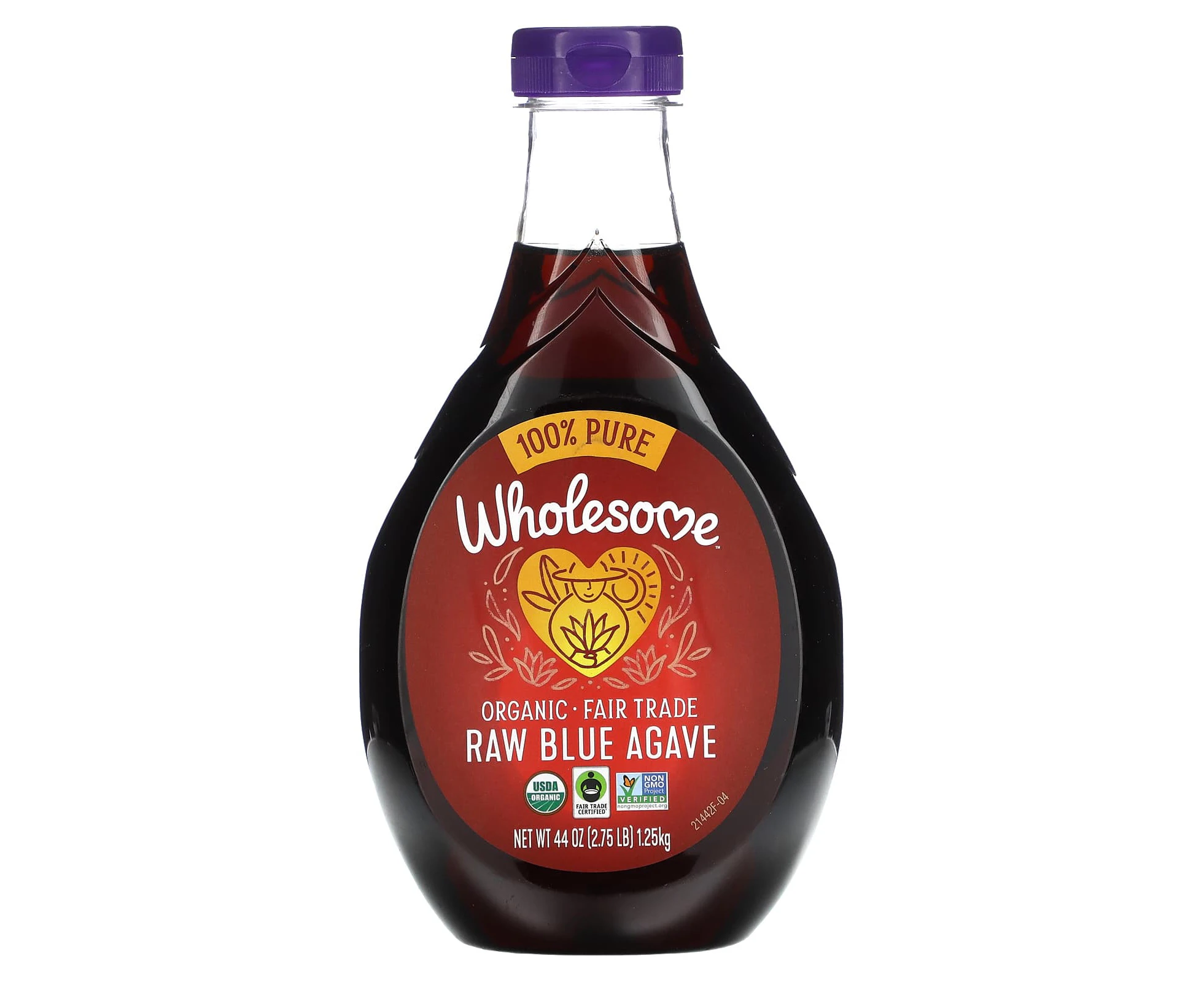 Wholesome Sweeteners, Organic Raw Blue Agave, 44 oz (1.25 kg)