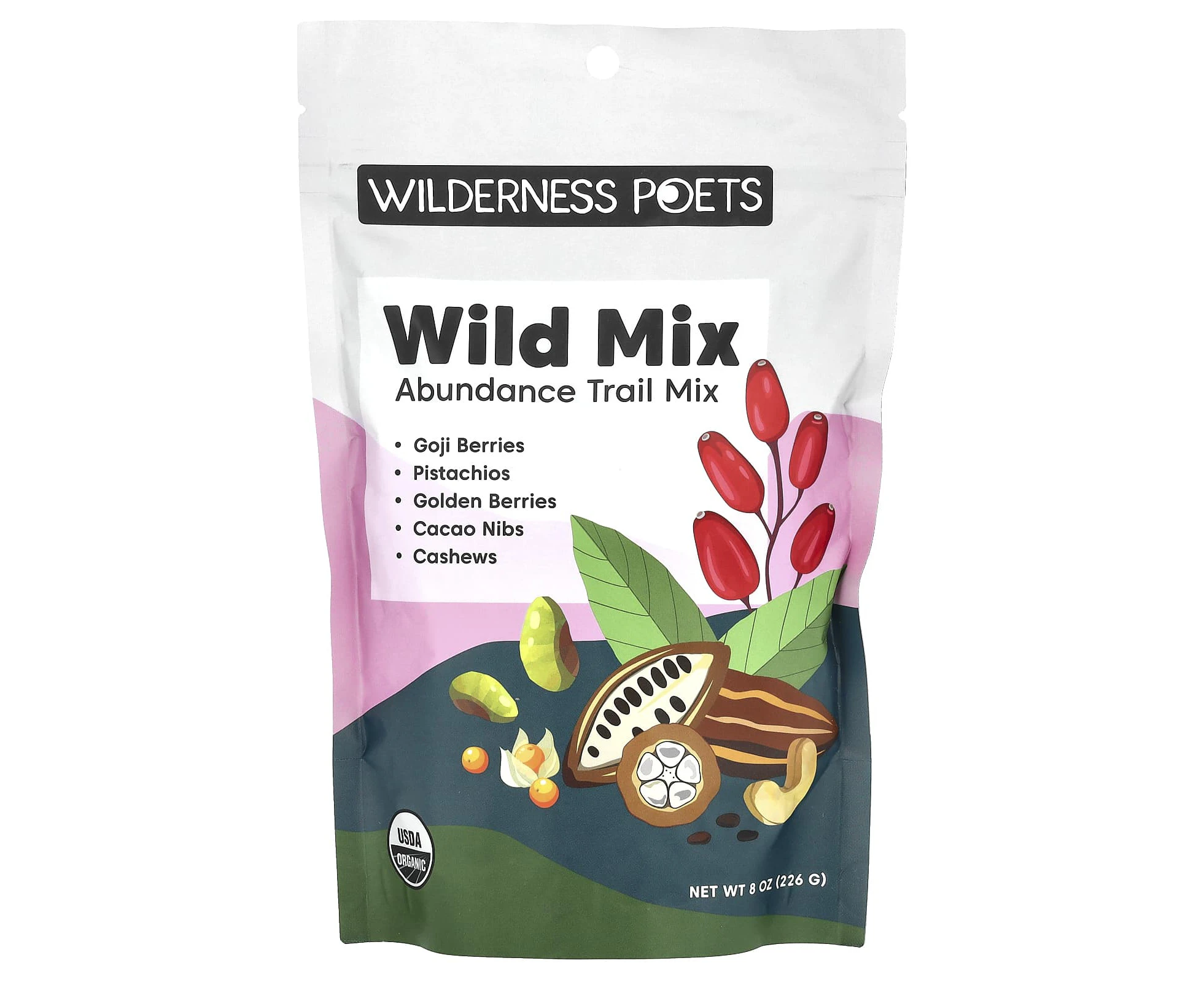 Wilderness Poets, Wild Mix, Abundance Trail Mix, 8 oz (226 g)