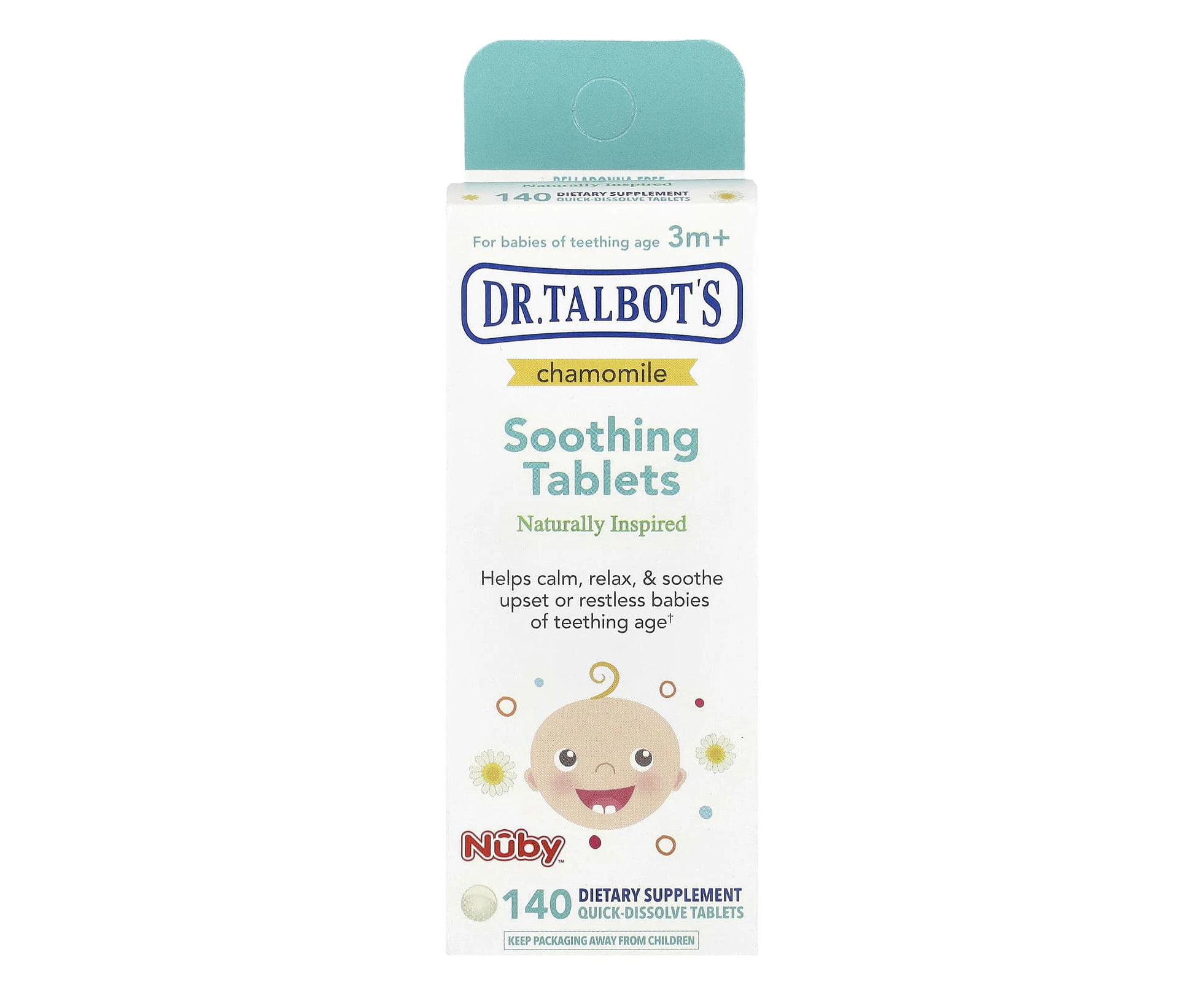 Dr. Talbot's, Soothing Tablets, Chamomile, 3 m+, 140 Quick-Dissolve Tablets