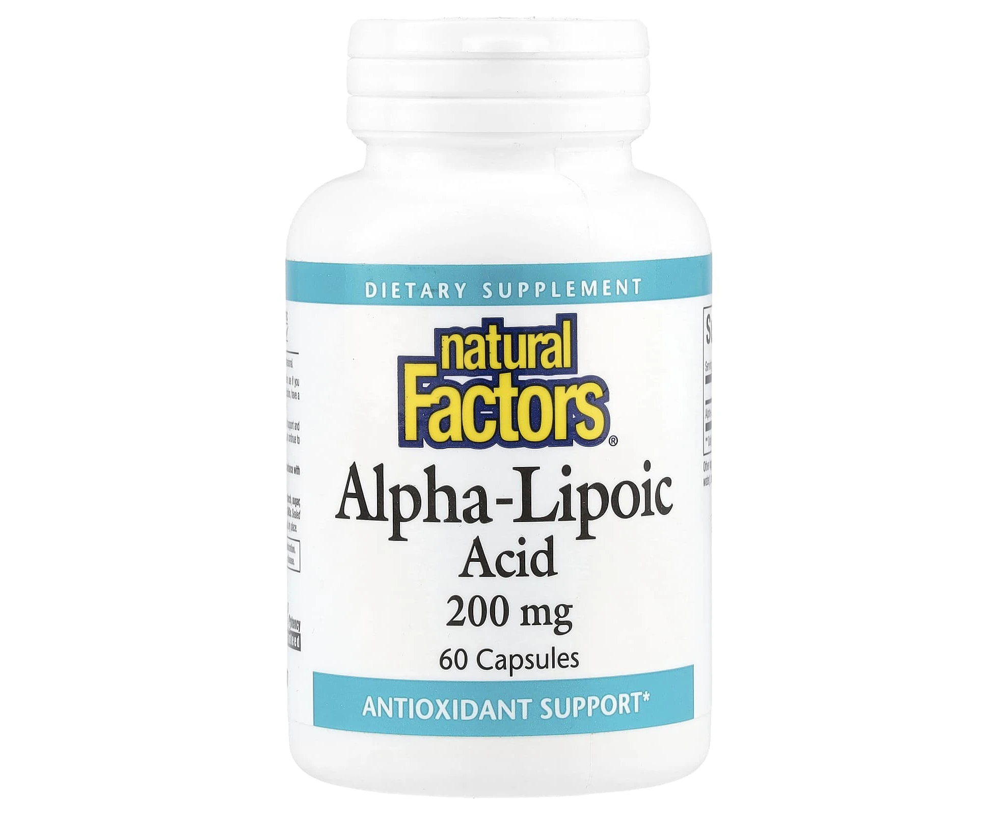 Natural Factors, Alpha-Lipoic Acid, 200 mg, 60 Capsules