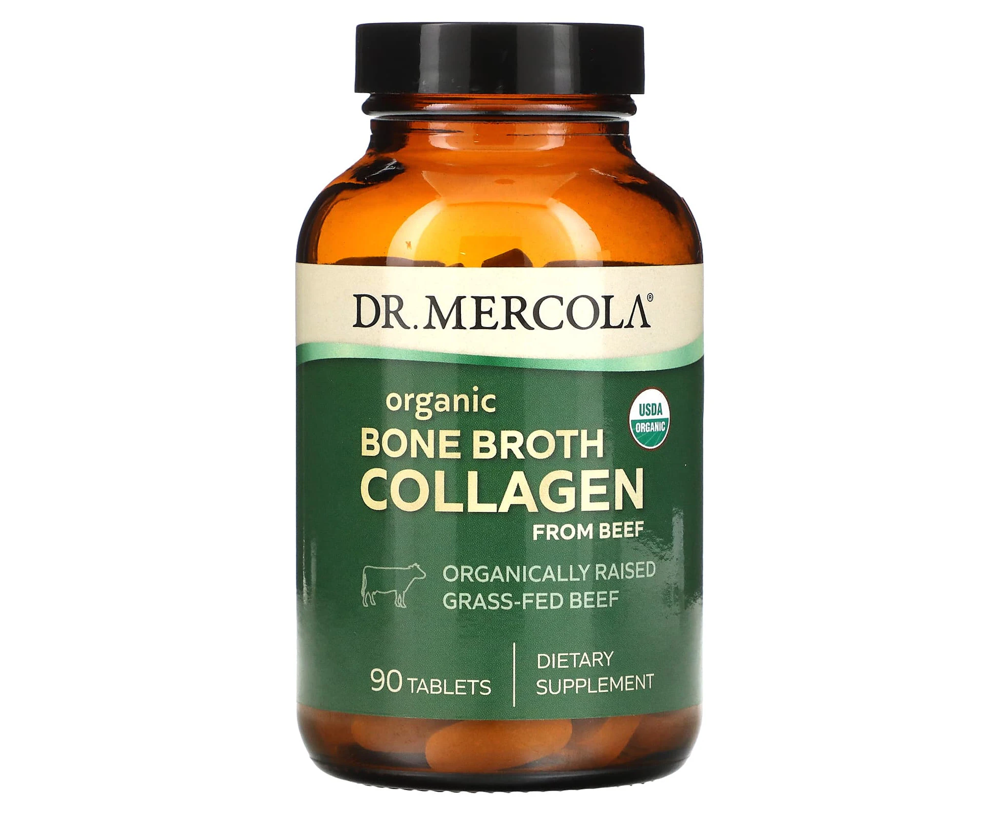 Dr. Mercola, Organic Bone Broth Collagen , 90 Tablets