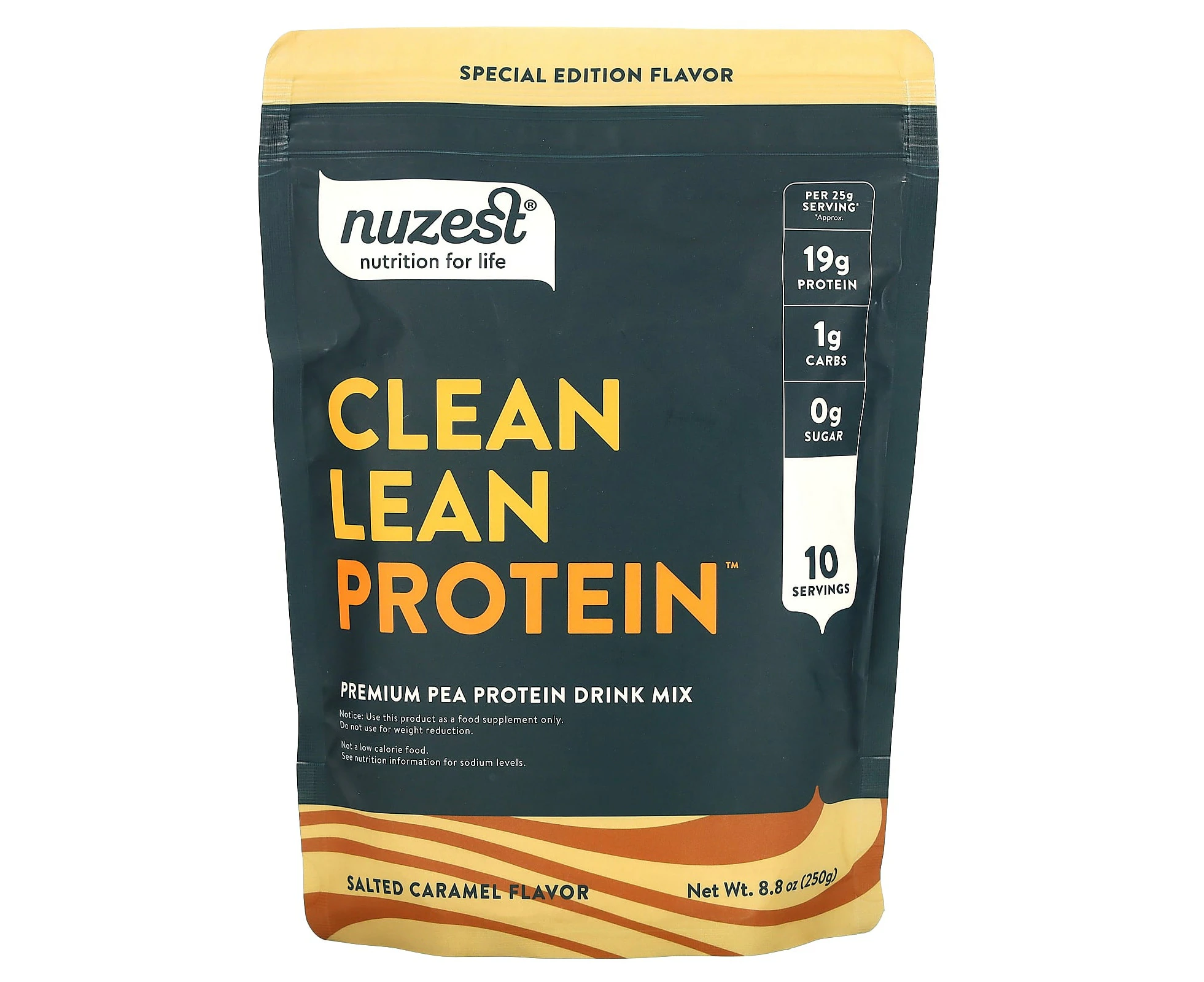 Nuzest, Clean Lean Protein, Salted Caramel, 8.8 oz (250 g)