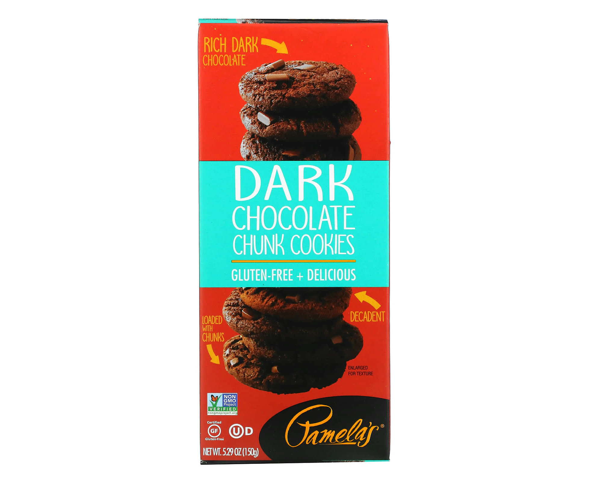 Pamela's Products, Cookies, Dark Chocolate Chunk, 5.29 oz (150 g)