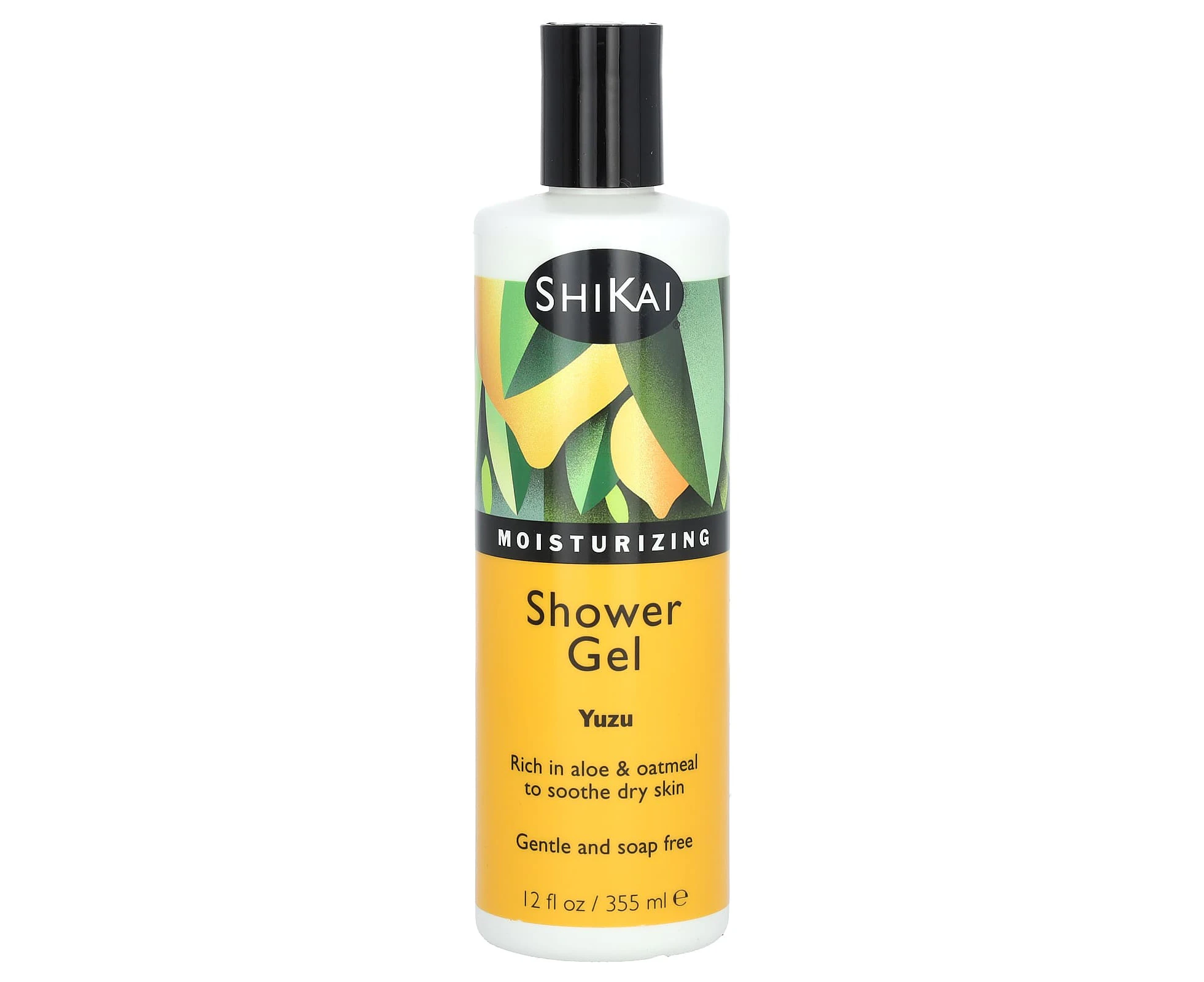 Shikai, Moisturizing Shower Gel, Yuzu, 12 fl oz (355 ml)