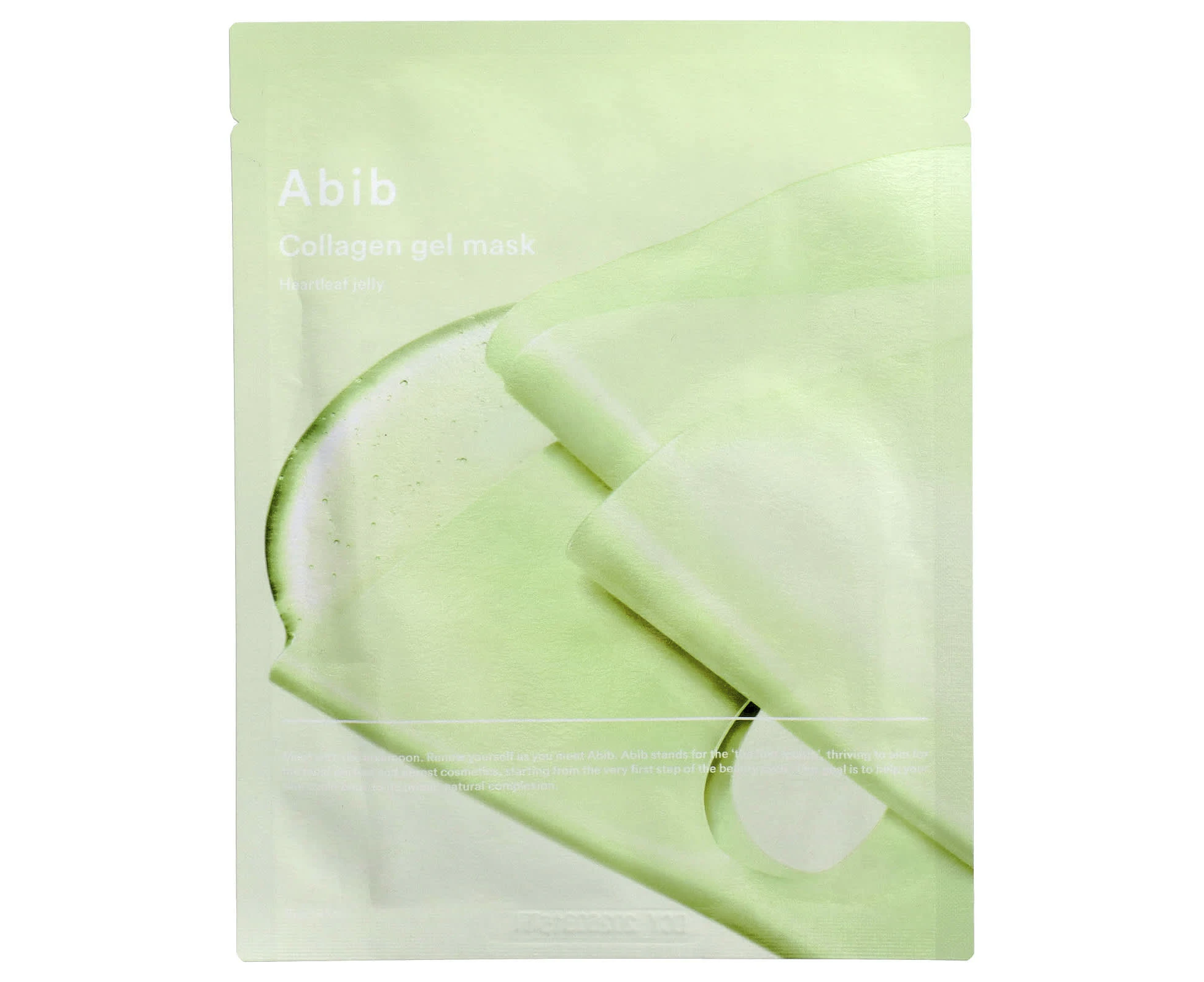 Abib, Collagen Gel Beauty Mask, Heartleaf Jelly, 1 Sheet, 1.23 oz (35 g)