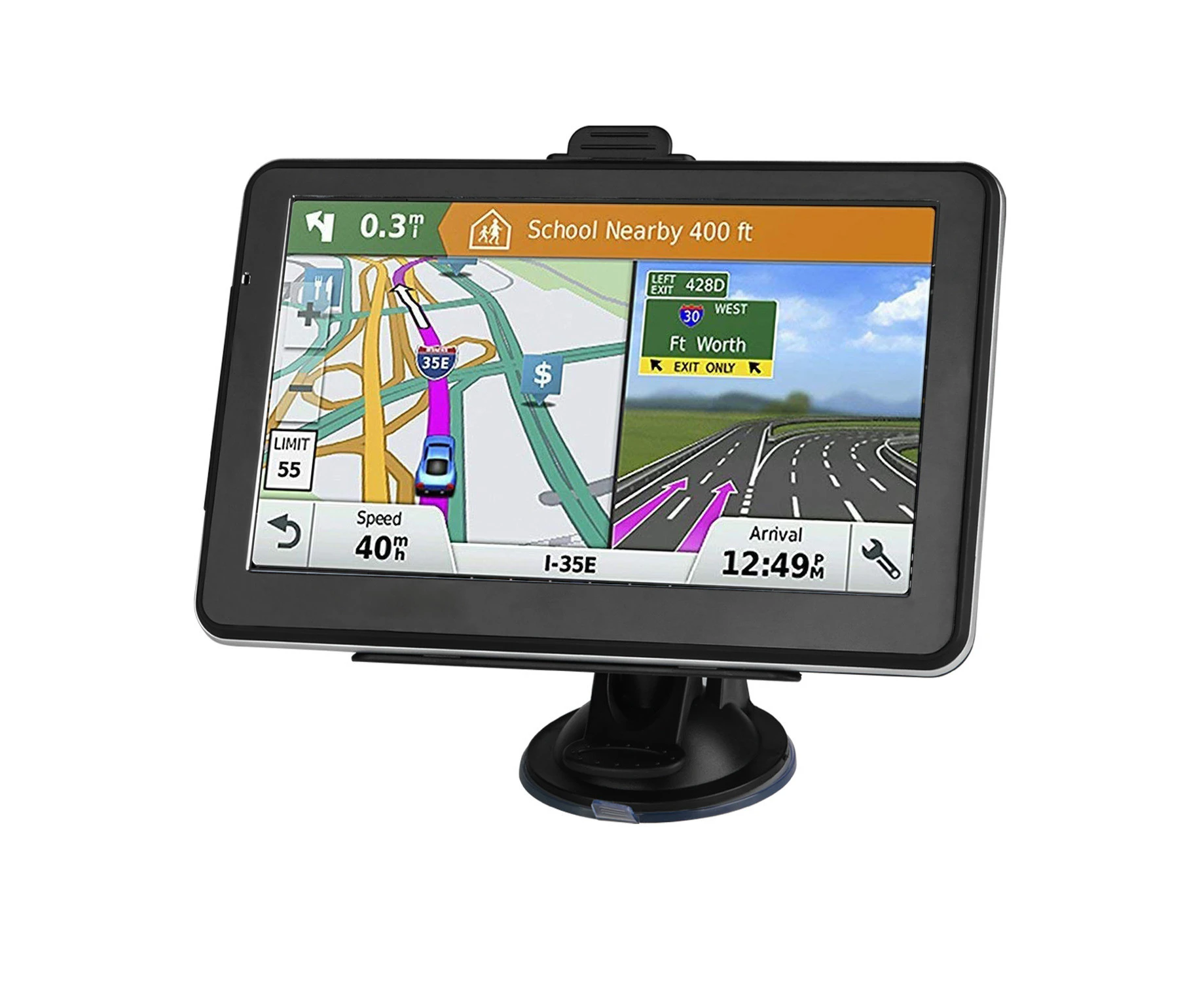 Car GPS 7inch touch screen real voice navigation system satellite navigator