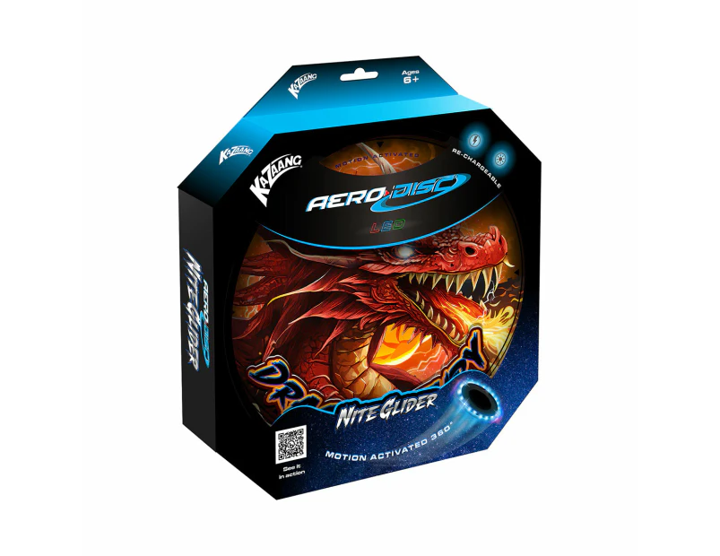 Aero Disc Dragon's Fury LED Nite Glider Toy