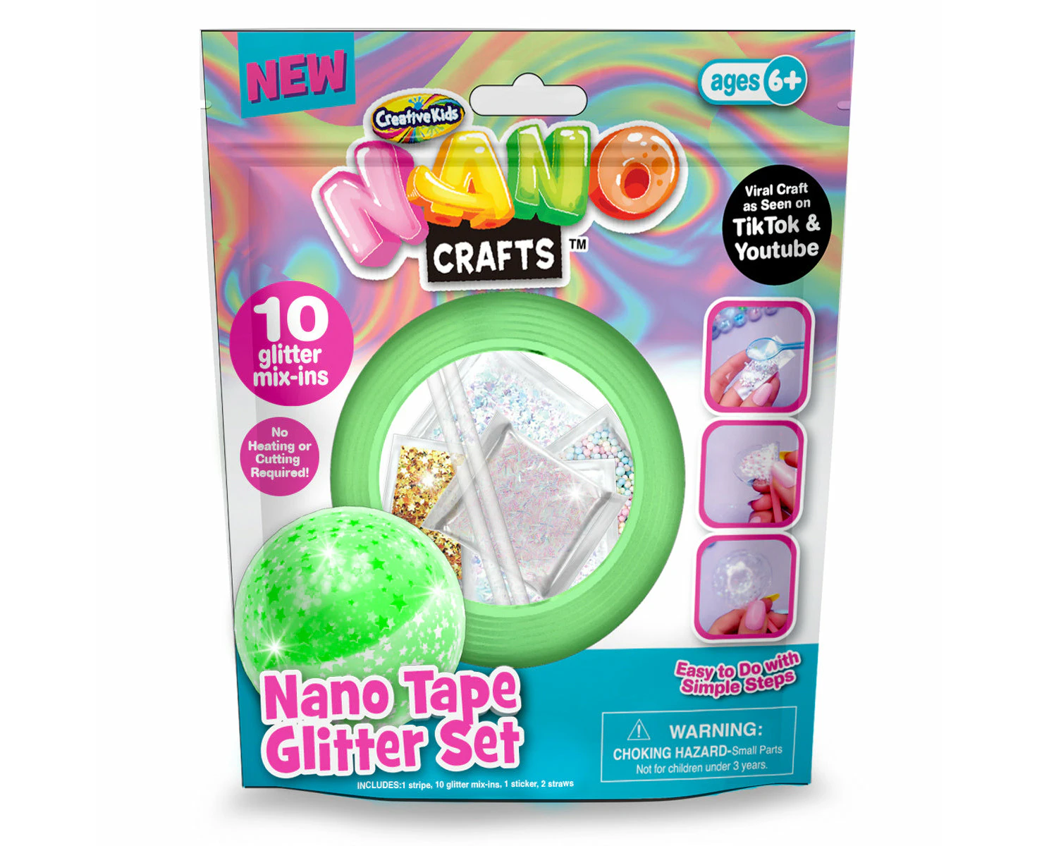 Nano Tape Glitter Set Green