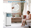 Cotway 9000BTU Air Conditioner Portable Air Cooler Dehumidifier w/Fan Mobile AC Units White