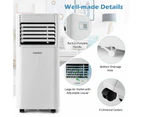 Cotway 9000BTU Air Conditioner Portable Air Cooler Dehumidifier w/Fan Mobile AC Units White