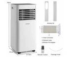 Cotway 9000BTU Air Conditioner Portable Air Cooler Dehumidifier w/Fan Mobile AC Units White