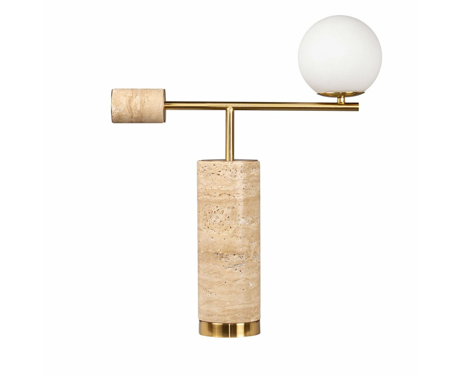 Zamora Travertine Table Lamp