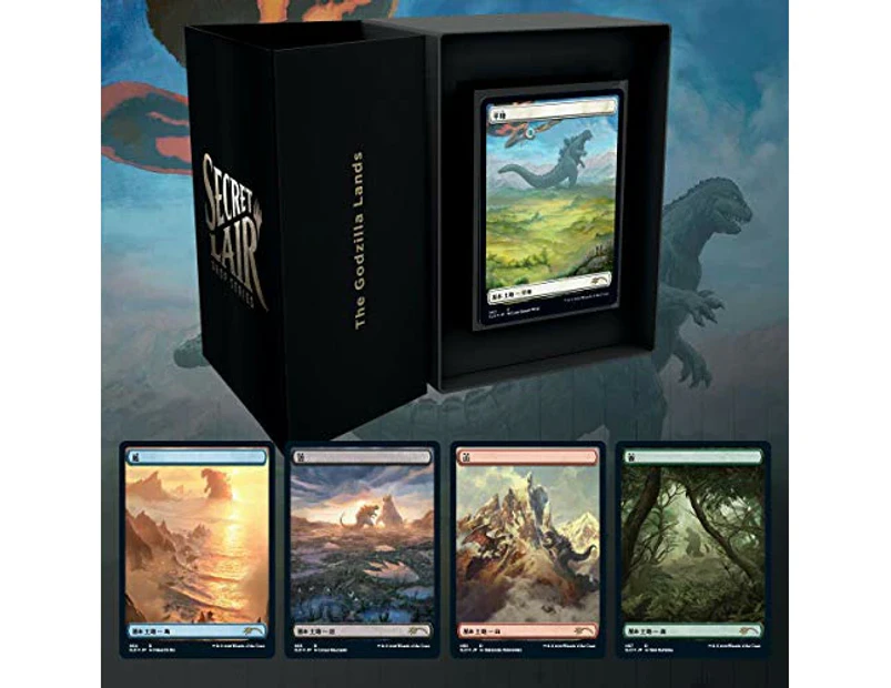 Magic: The Gathering Secret Lair: MTG Ikoria Lair of Behemoths Godzilla Lands