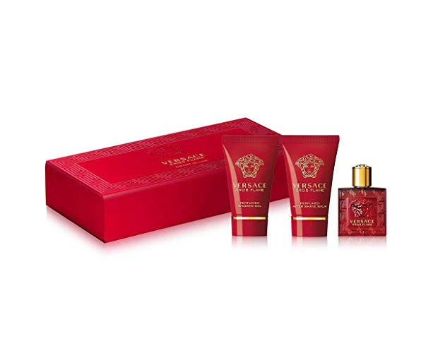 Versace Eros Flame 5ml EDP Miniature 3 Piece Gift Set