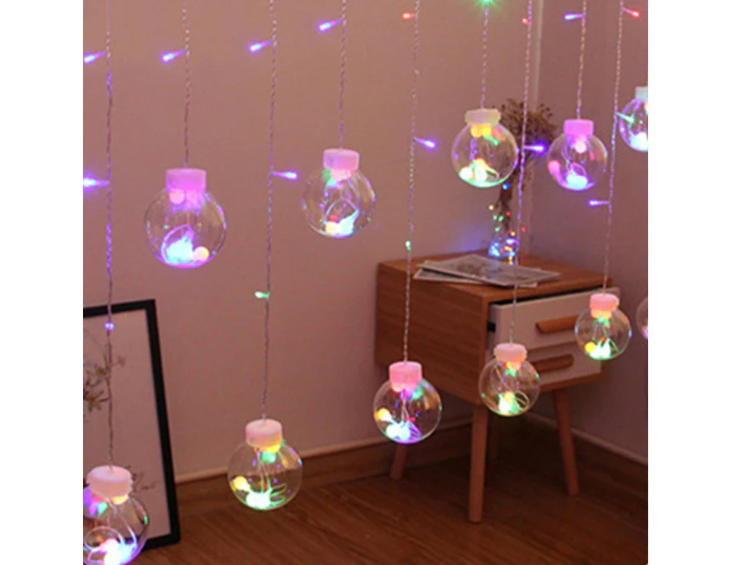 Wishing Ball Curtain String Lights Fairy Hanging Lights Colorful