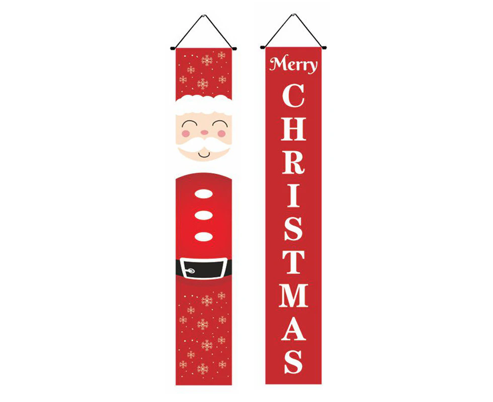 Sign Decoration Decor Merry Christmas Hanging Porch Party Door Wall Banner Xmas