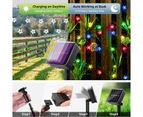 12M 100 LED Solar Fairy Cherry Blossoms String Lights Outdoor Garden Party Decor