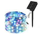 10M 100LED Solar Fairy String Lights Outdoor Garden Christmas Party Decor Gift