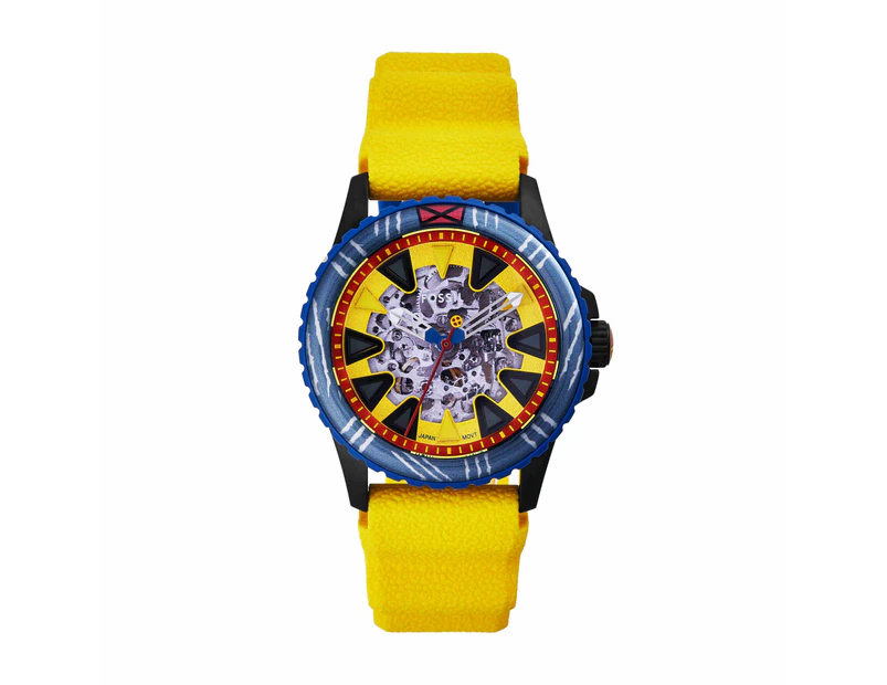 Fossil Marvel Yellow Watch LE1195SET