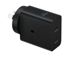 Samsung 50W Duo FAST Charge 2.0 Wall Charger with 1.8M LONG USB-C to USB-C Cable - Black