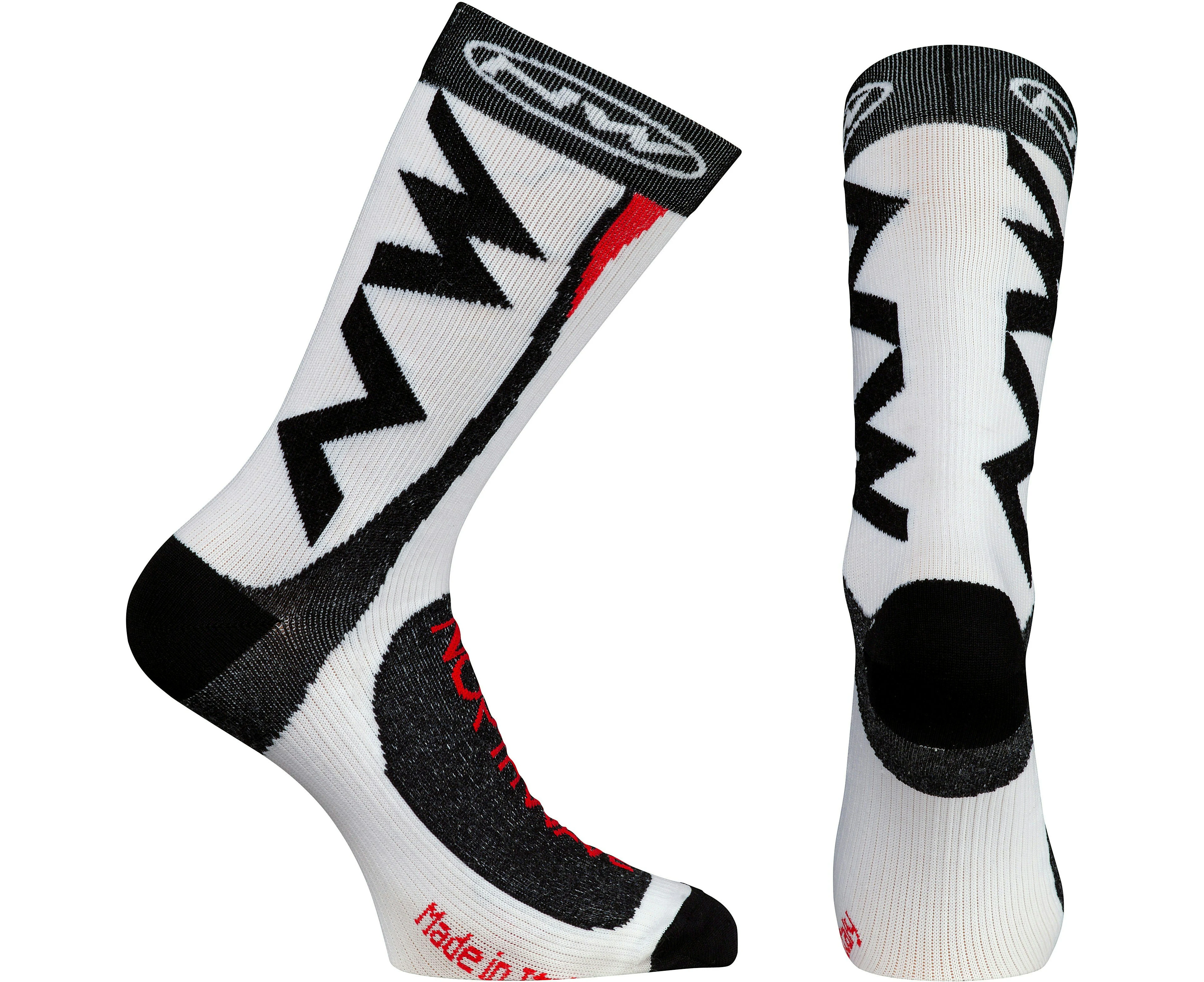 Northwave Unisex Extreme Tech Socks - White/Black