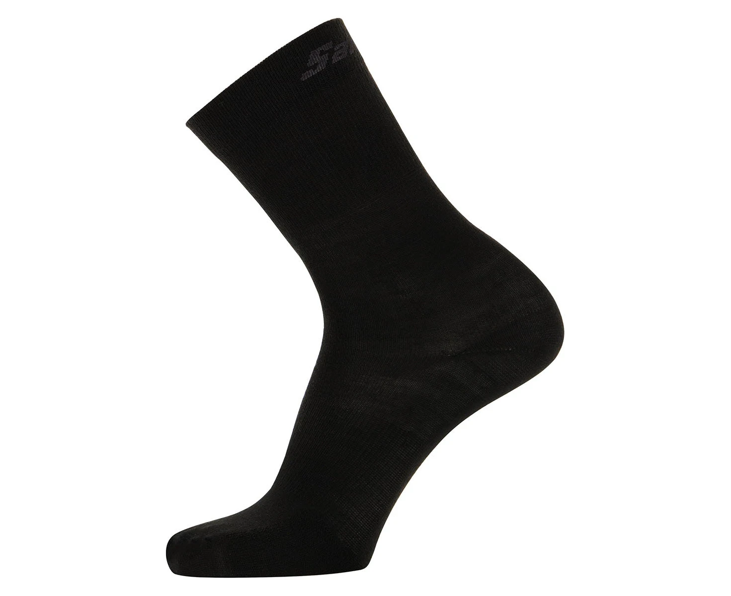 Santini Unisex Wool Socks - Black