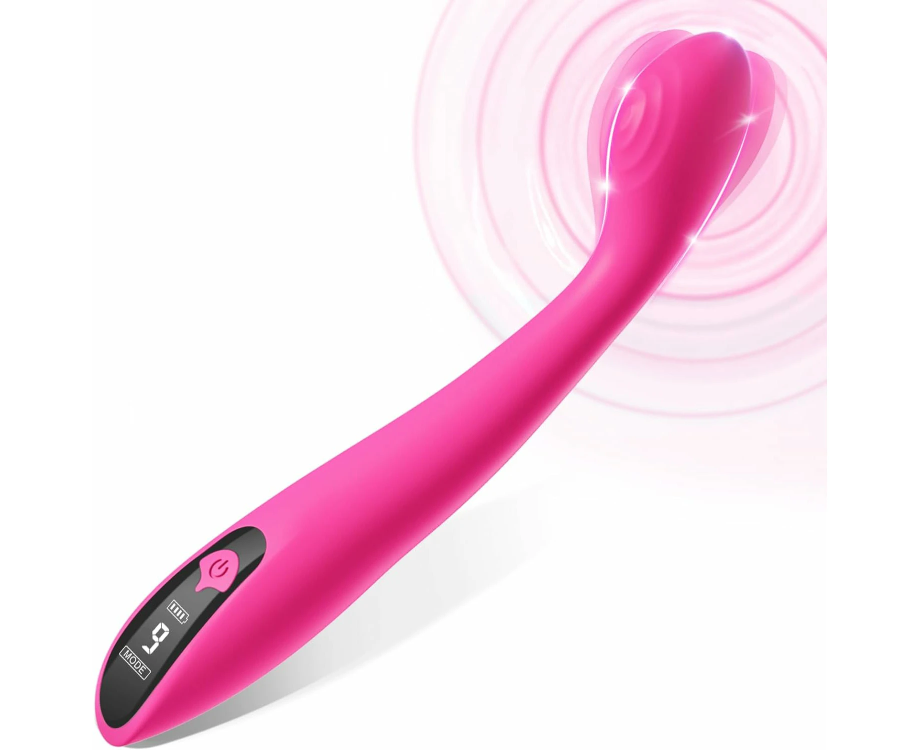 Sex Toys G Spot Vibrator - Adult Toys Vibrators Clitoral Stimulator Anal Toy Dildo Finger with 9 Vibrations for Women Couples Sex Toys with LCD Display,