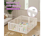 Bopeep Kids Playpen Baby Safety Gate With Lock Toddler Play Game Toy 10 Panel