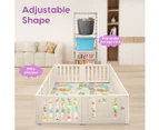 Bopeep Kids Playpen Baby Safety Gate With Lock Toddler Play Game Toy 10 Panel