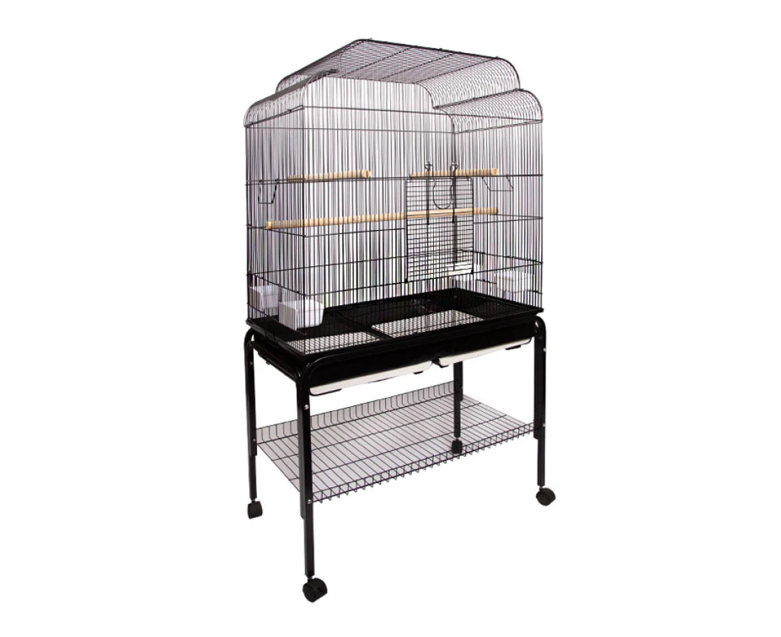 Avi One 860 Bird Cage Fancy Top Wstand 86 W X 50 D X 155cm H Black (860)