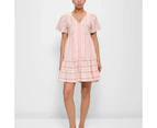 Target Jacquard Tiered Mini Dress