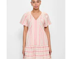 Target Jacquard Tiered Mini Dress