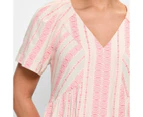 Target Jacquard Tiered Mini Dress