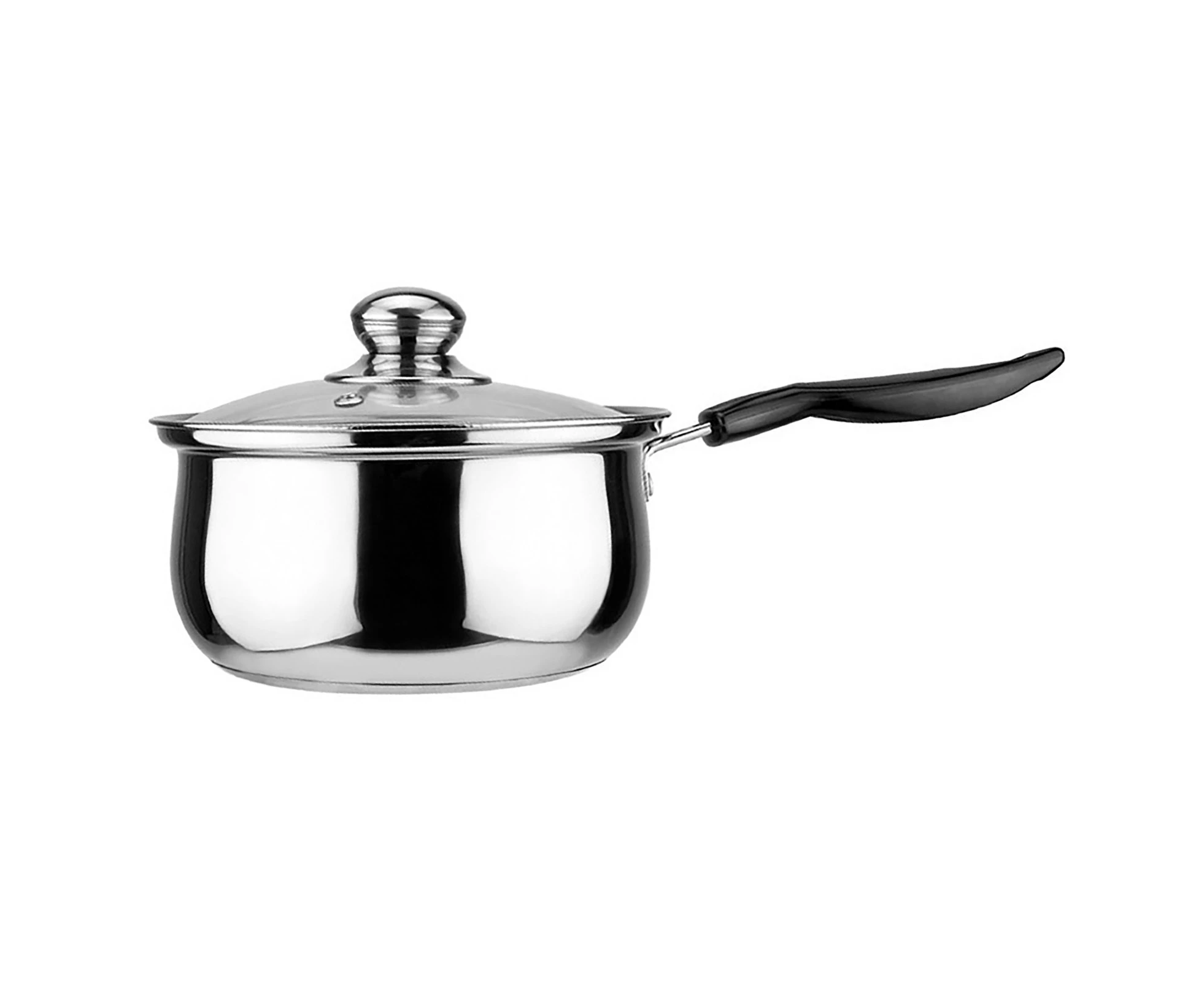 Stainless Steel Saucepan with Handle Nonstick Multipurpose Milk Soup Pot for Cooking Boiling Stewing