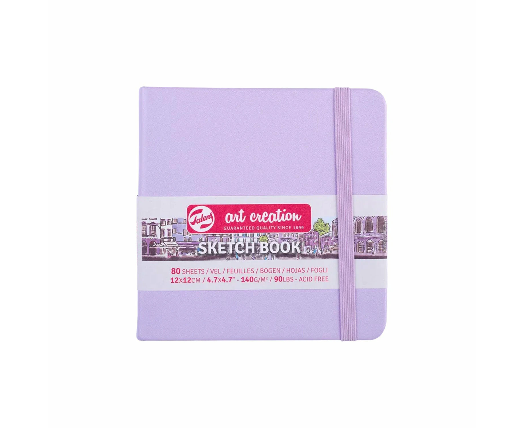 Talens Art Creations Sketch Book 12cm x 12cm - Pastel Violet