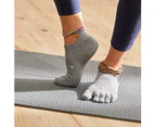 Kimjaly Non-Slip Yoga Socks - Grey Blue