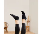 Kimjaly Non-Slip Yoga Socks - Black