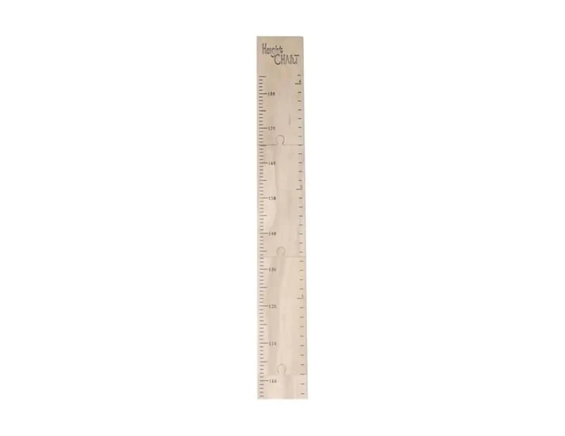 Hard Wooden Children Kids Height Chart Growth Ruler Wood Jigsaw Gift Long 210cm Great-Fair