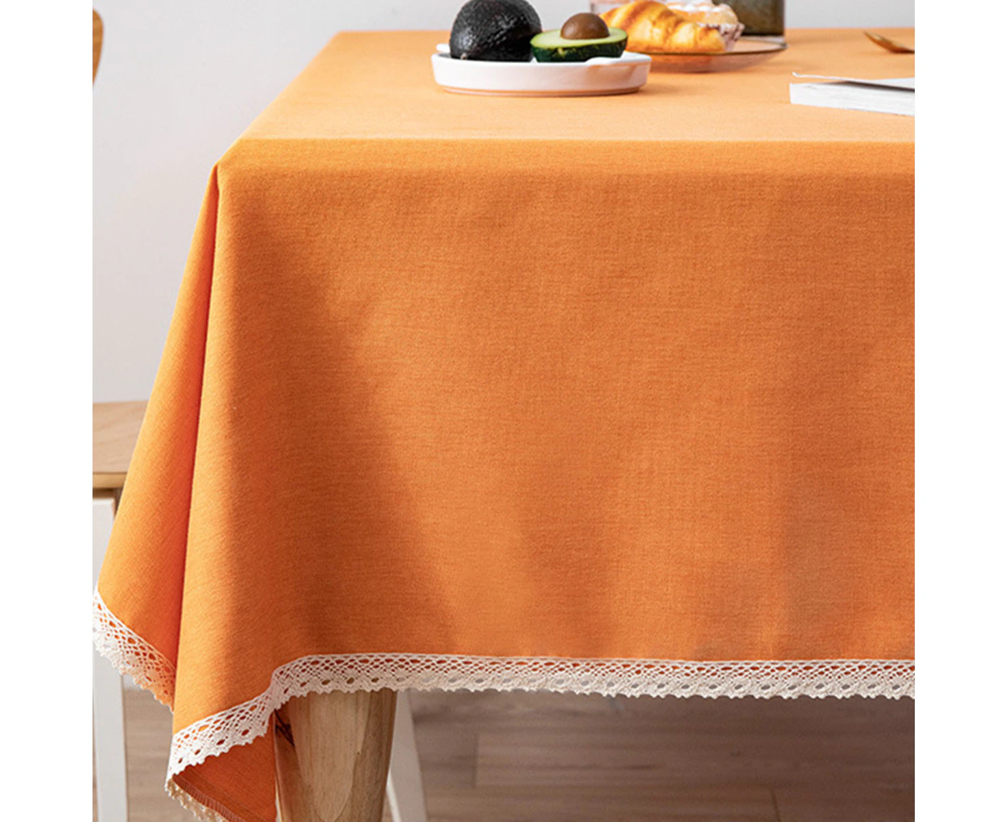 Rectangular table cloth, cotton linen table cloth, waterproof table cloth, wrinkle-proof farmhouse table set