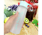 450ML Portable Outdoor Sports Water Bottles Travel Leak Proof Water Cup Outdoor Green