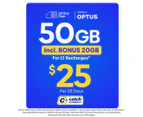 Catch Connect 28 Day Mobile Plan - 30GB (+20GB Bonus Data)