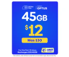 Catch Connect 28 Day Mobile Plan - 45GB