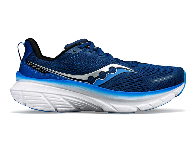 Saucony Men's Guide 17 Running Shoes - Navy/Cobalt