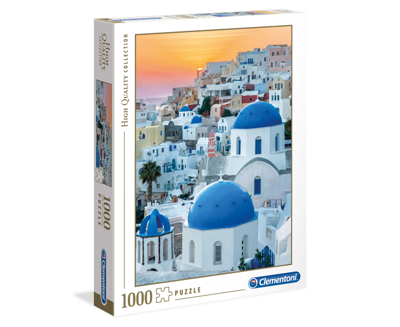 Clementoni Santorini High Quality Collection 1000-Piece Jigsaw Puzzle