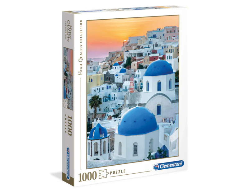 Clementoni Santorini High Quality Collection 1000-Piece Jigsaw Puzzle