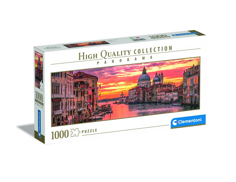 Clementoni Grand Canal Venice High Quality Collection Panorama 1000-Piece Jigsaw Puzzle